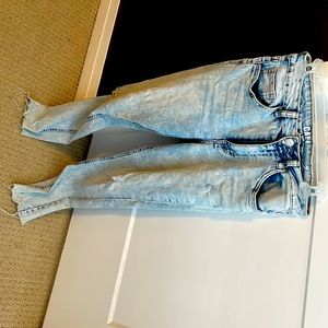 Ultra high rise skinny jeans